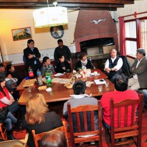 Romero se reunió con los candidatos del Frente Popular Salteño por el Dpto. de La Caldera