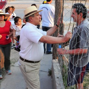 Romero dialogó con los vecinos de Bº Solidaridad
