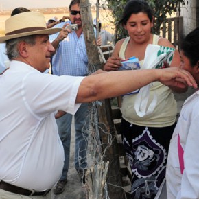 Romero dialogó con los vecinos de Bº Solidaridad